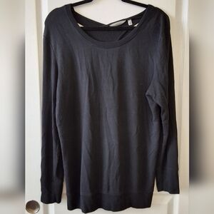 Athleta Medium Keyhole‎ Crisscross Back Sweatshirt Active Lounge Wear Gorpcore
